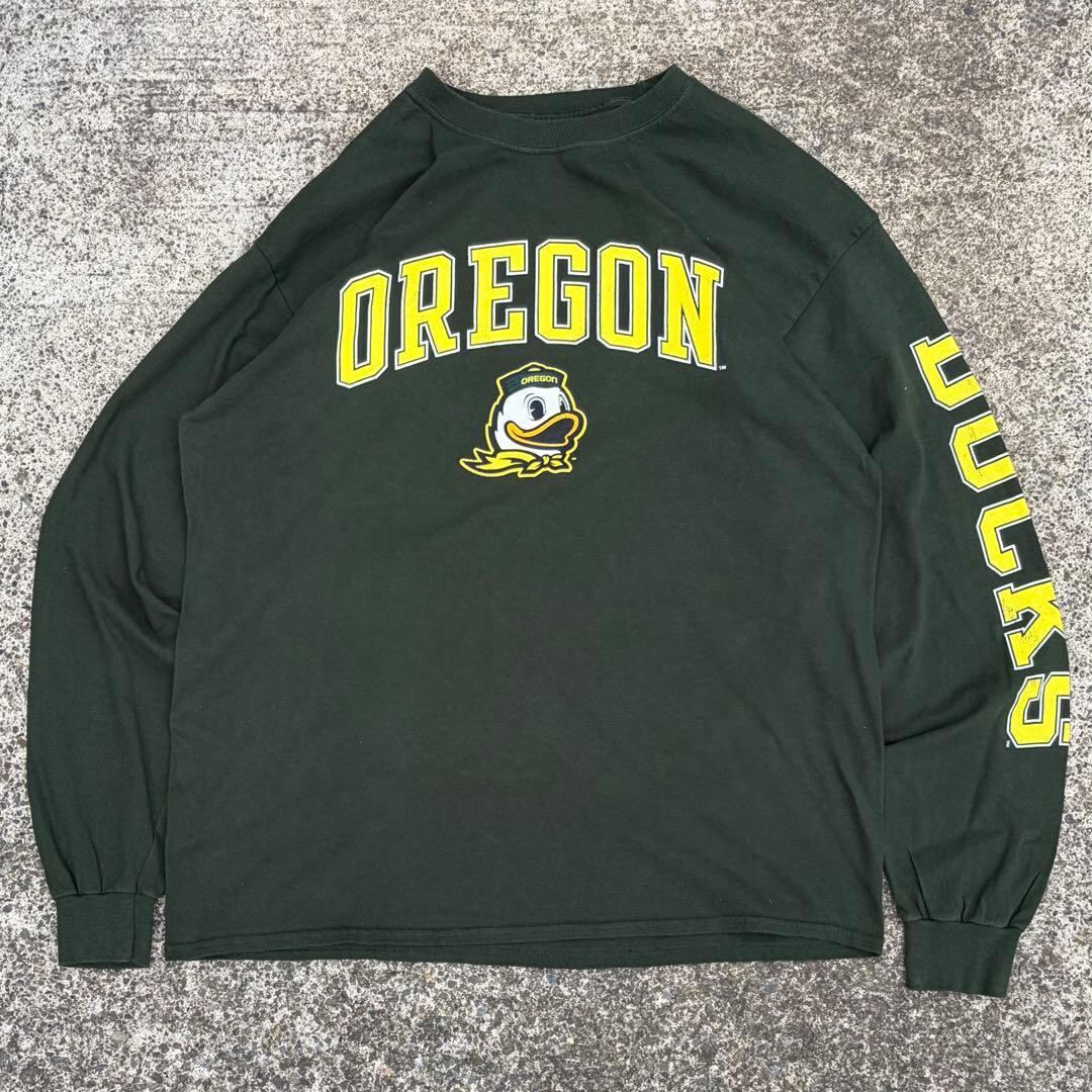 【XLサイズ】NIKE発祥の地 OREGON オレゴン大学 古着 ロングスリーブTシャツ