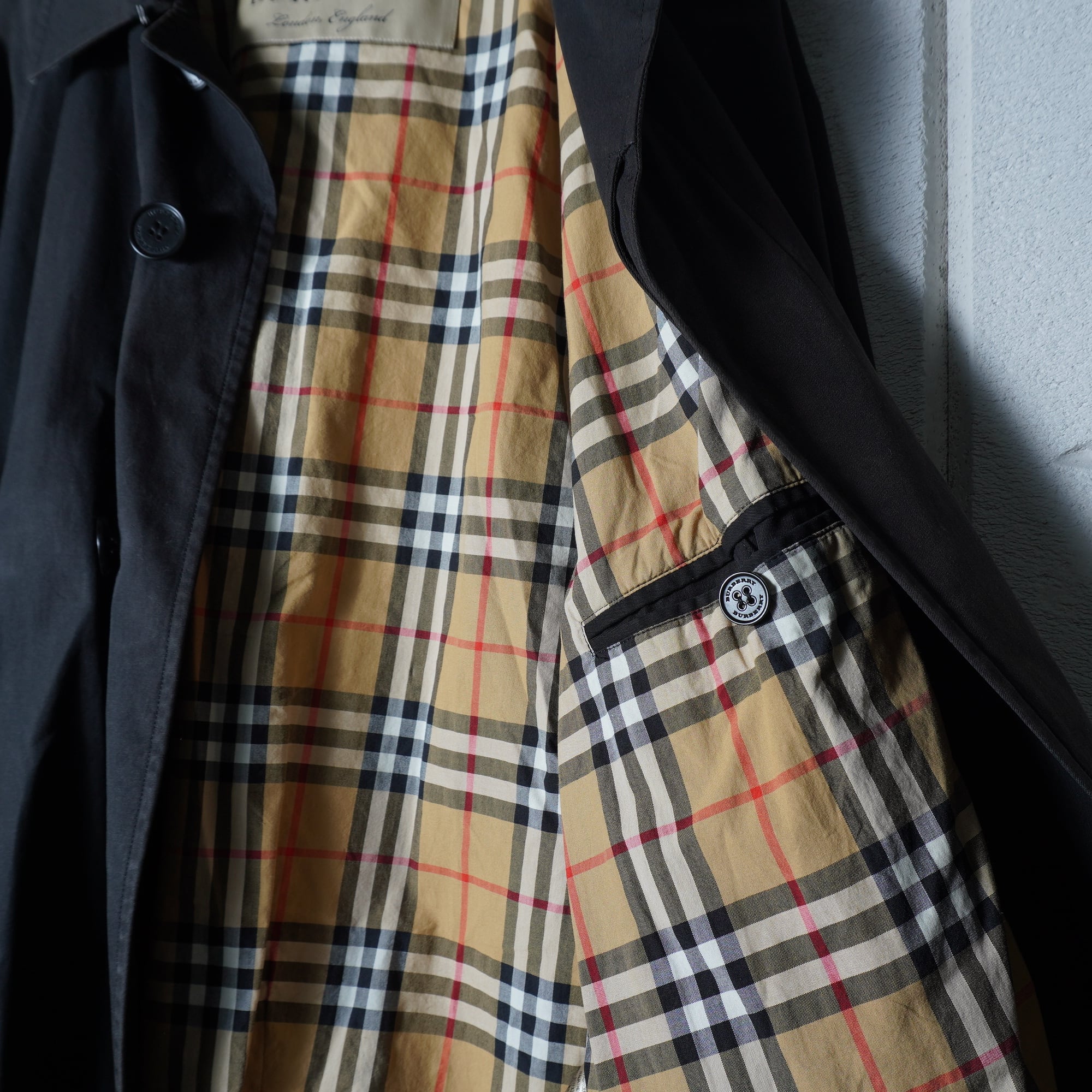 BURBERRY バーバリー ノバチェック ステンカラーコート ライナー 170