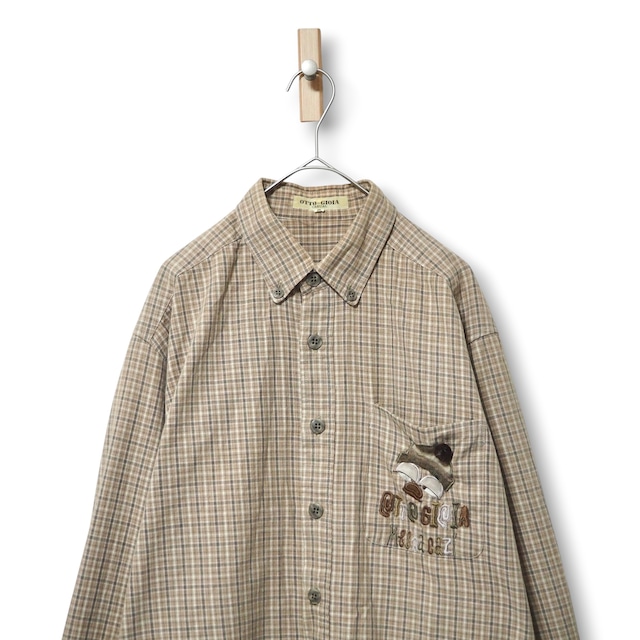 【VINTAGE】長袖デザインシャツ