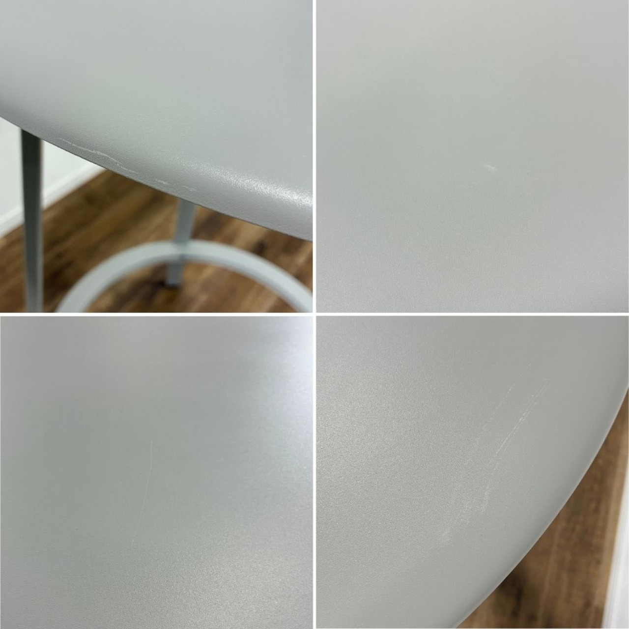 HAY REVOLVER TABLE ヘイ リボルバー テーブル スカイグレー Φ70 x H105 ハイテーブル 丸テーブル 北欧 デザイナーズ家具【中古】【250サイズ】