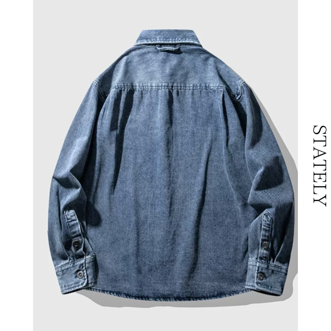 Vintage Denim シャツ ジャケット/3color_O36・画像4