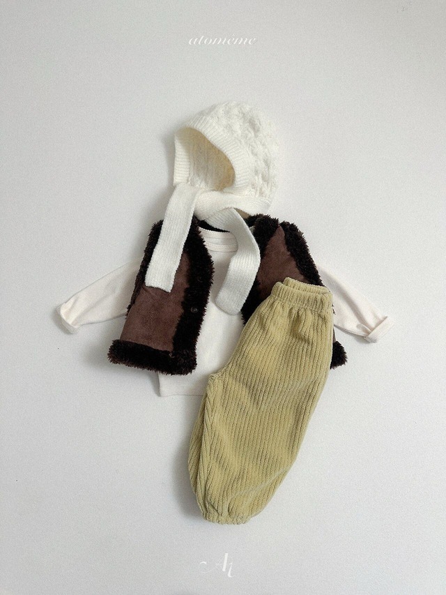 予約⌇atomeme/ Reversible mustang vest