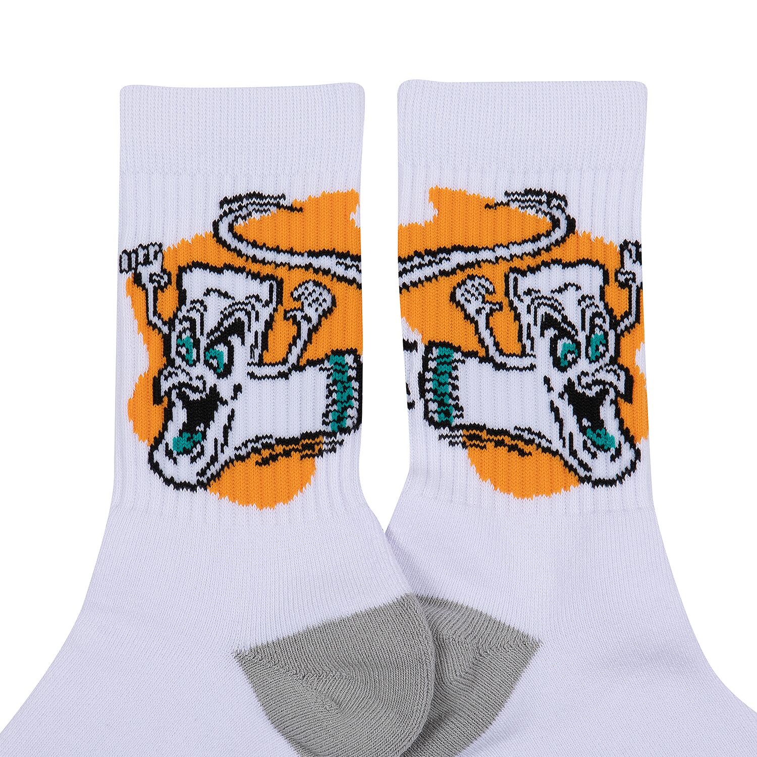 Socks Obake - White