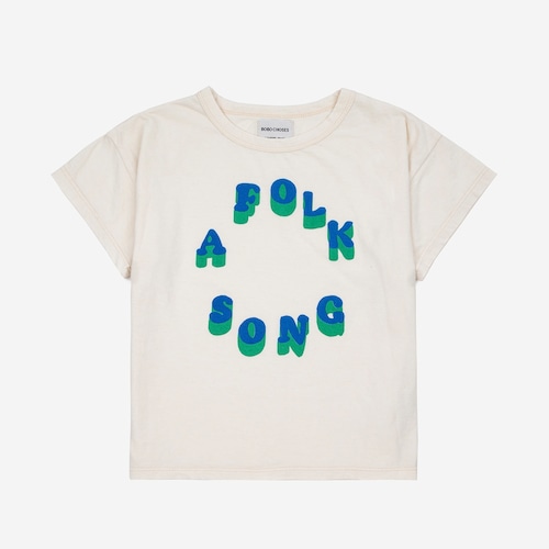 《BOBO CHOSES 2024SS》T-shirt / A Folk Song / 2-9Y