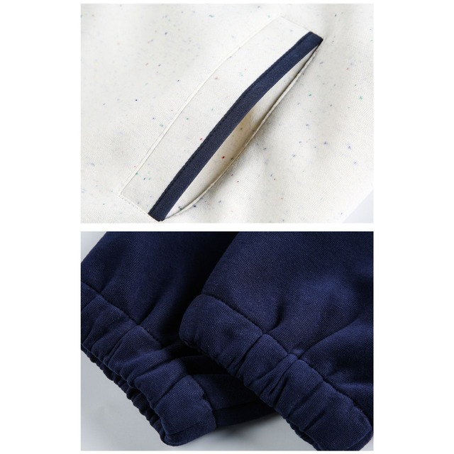 バイカラーパッチアクセントジップブルゾン 2col   R01490