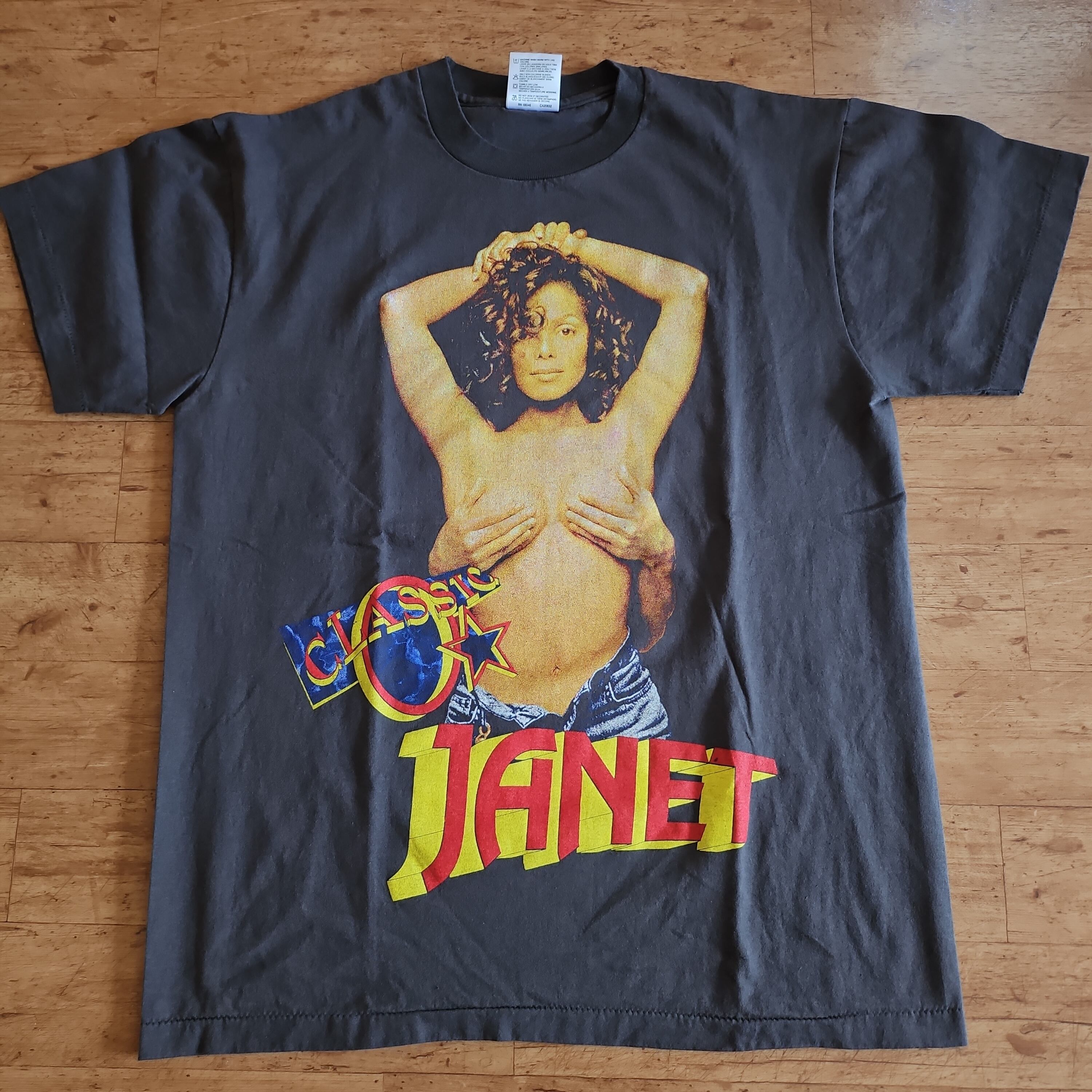 JANET JACKSON Tシャツ（濃グレー） | Cartman's Shop