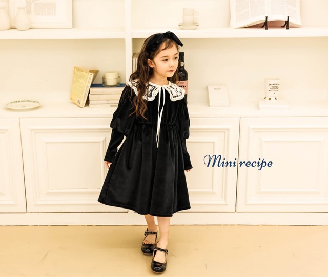 【即納】<minirecipe>  Lauren dress + cape (XL/2XL)