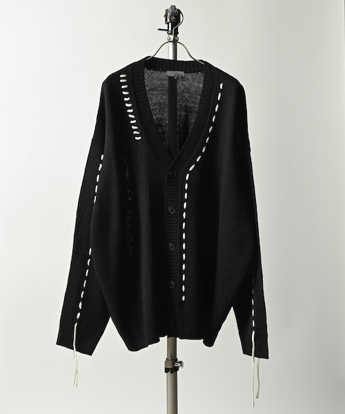 Valuntas hand lace cardigan (BLK) 335001