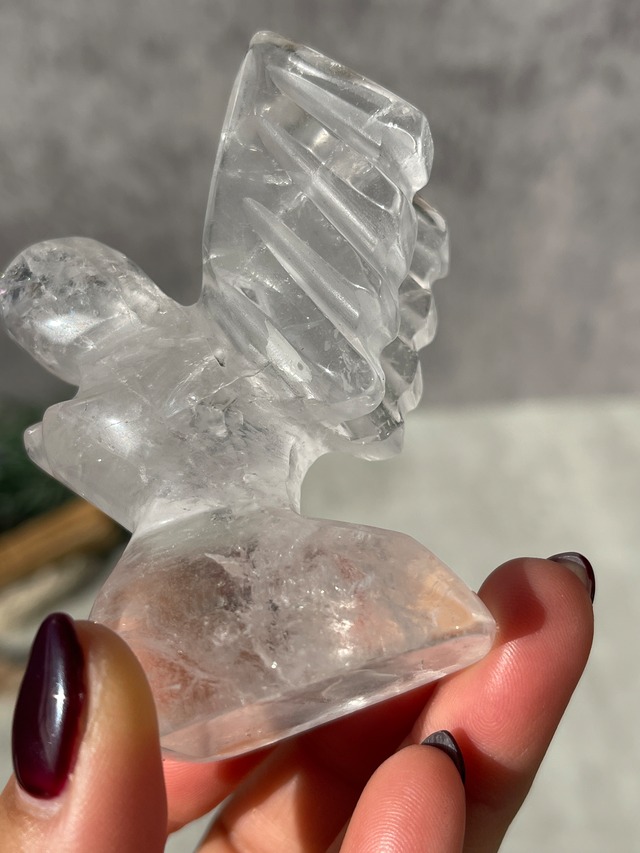 ブラジル・ミナスジェライス州・ゼッカデソーザ産  エンジェル 彫刻｜天使　祈り