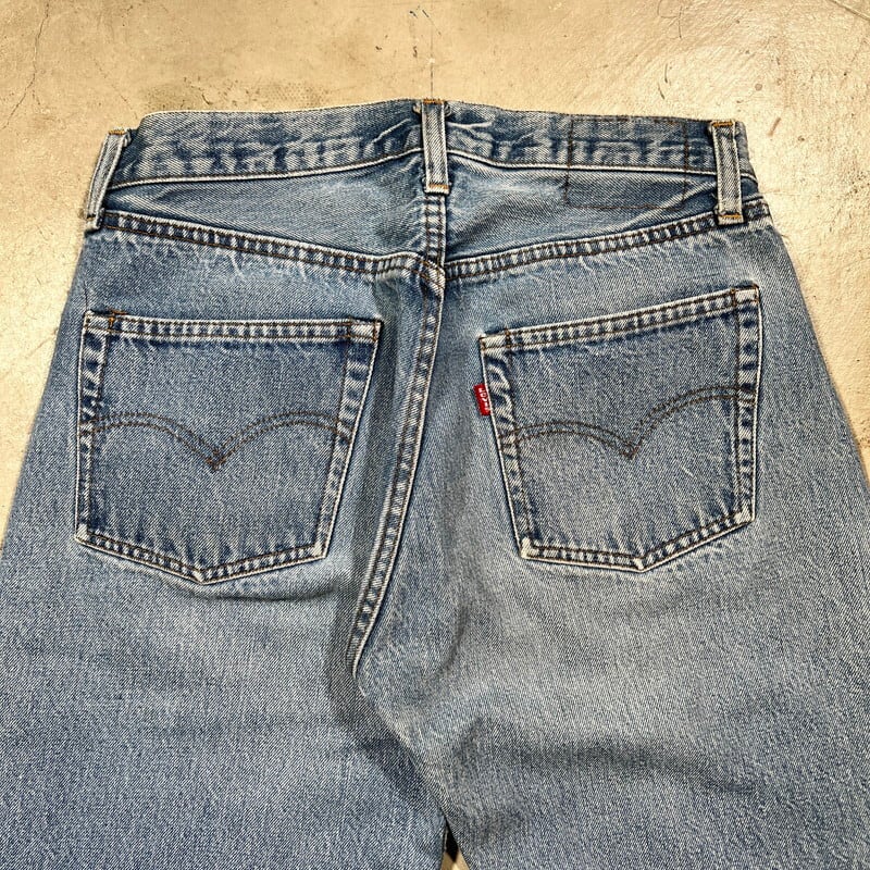 70's Levi's リーバイス 501 66後期 デニムパンツ 赤耳 ドット刻印