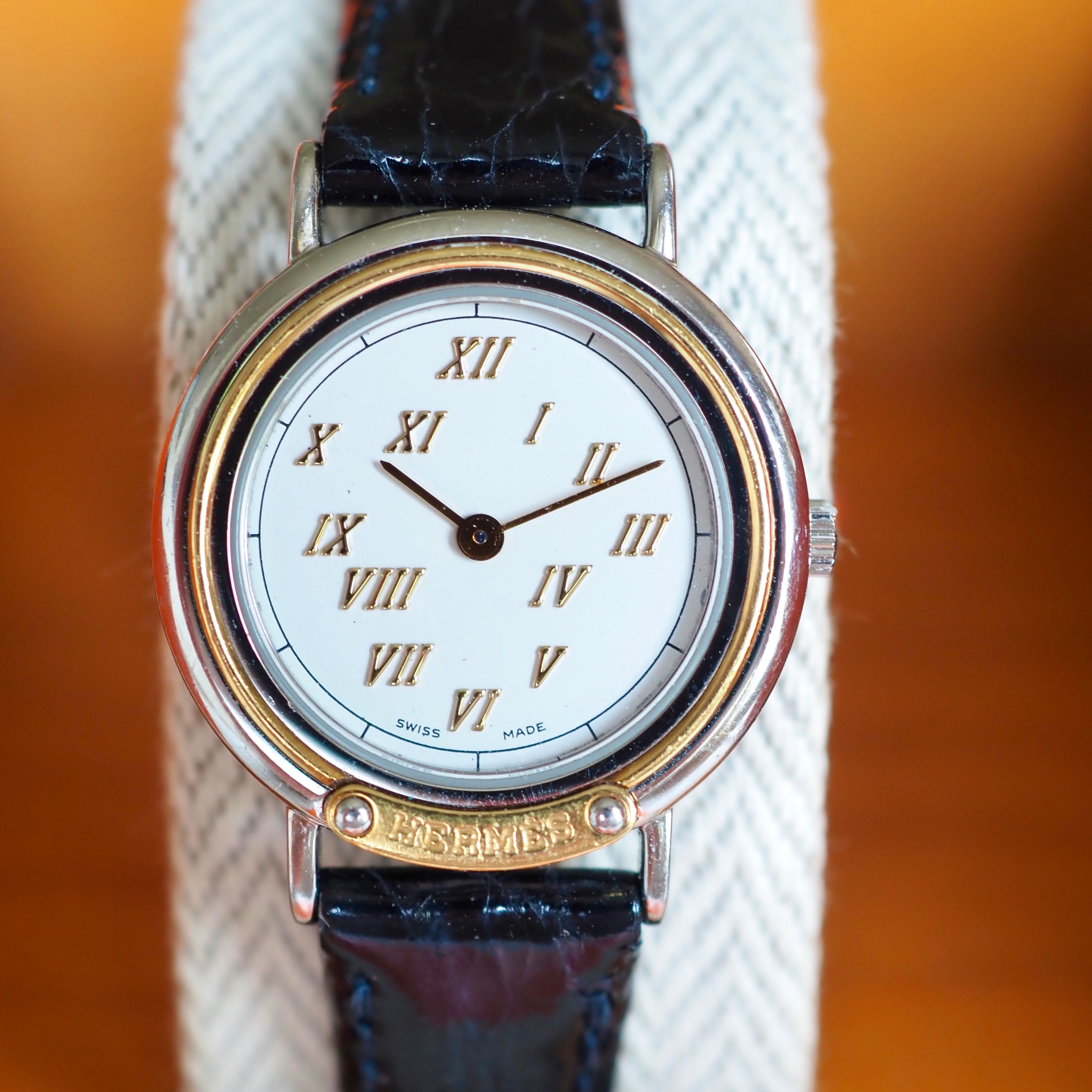HERMES エルメス メテオール レディース クォーツ ヴィンテージ時計