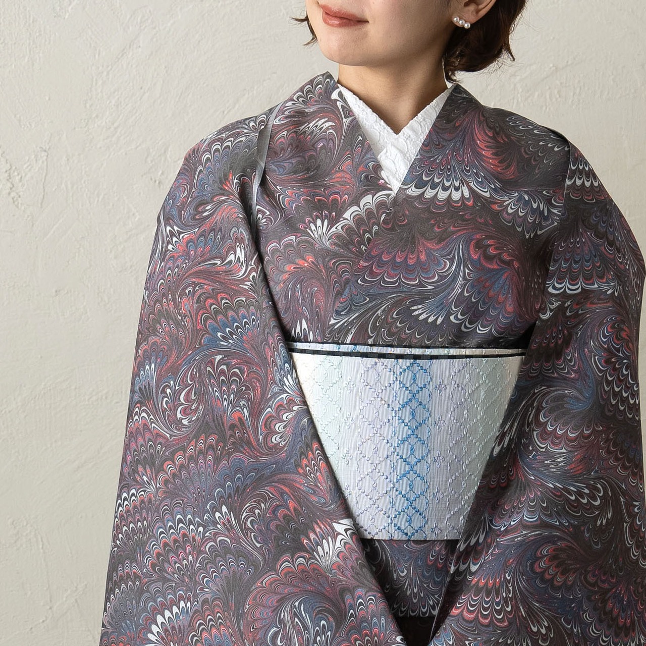 セオアルファ「gift」花火柄〜浴衣・夏着物・単衣