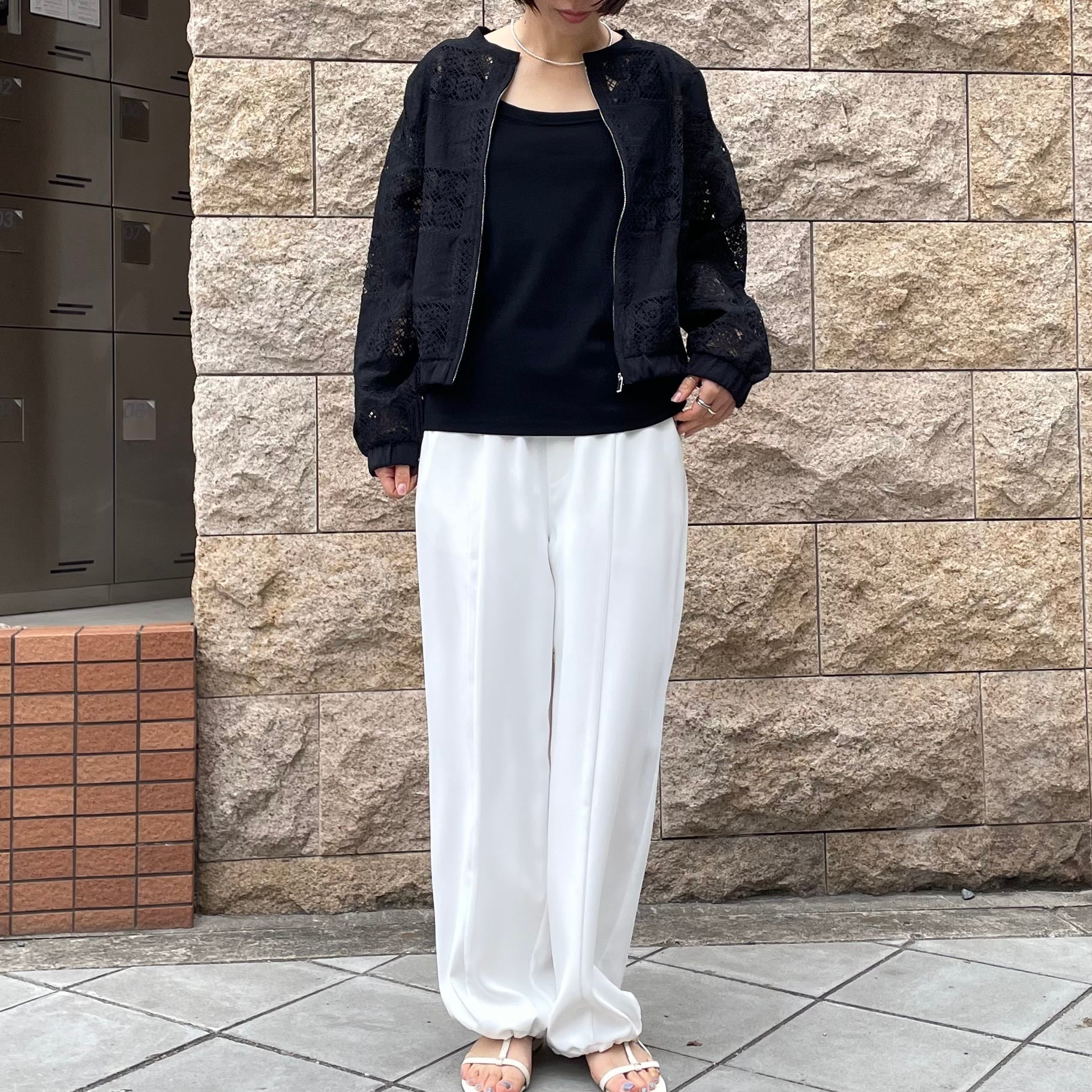 ☆パッチワークレースブルゾン（NO.85261416） | AnnaKerry