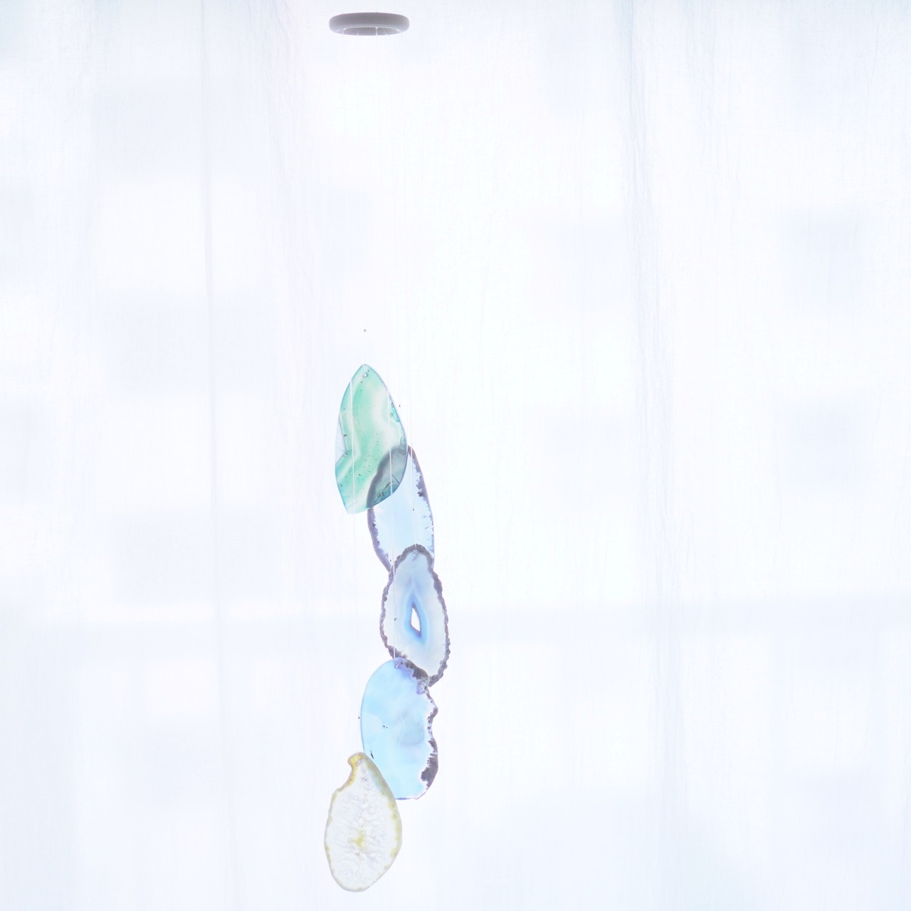 Clear Soda 02 - アゲートヒーリングチャイム / Agate Sun Catcher Wind Chime 747