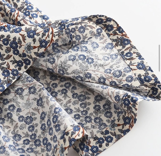 【即納】小花柄ワンピース