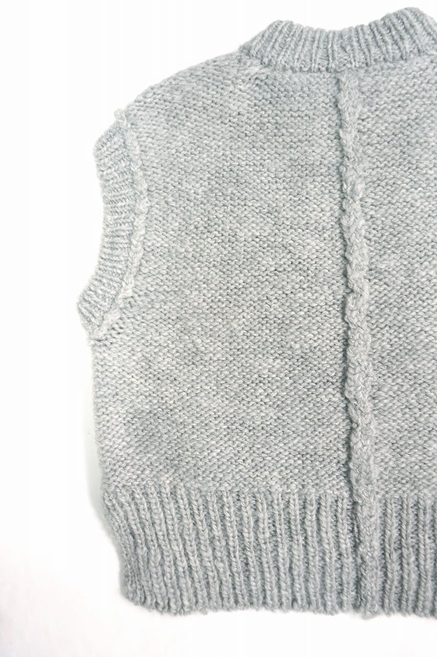 Hand Framed Chunky Mock Vest