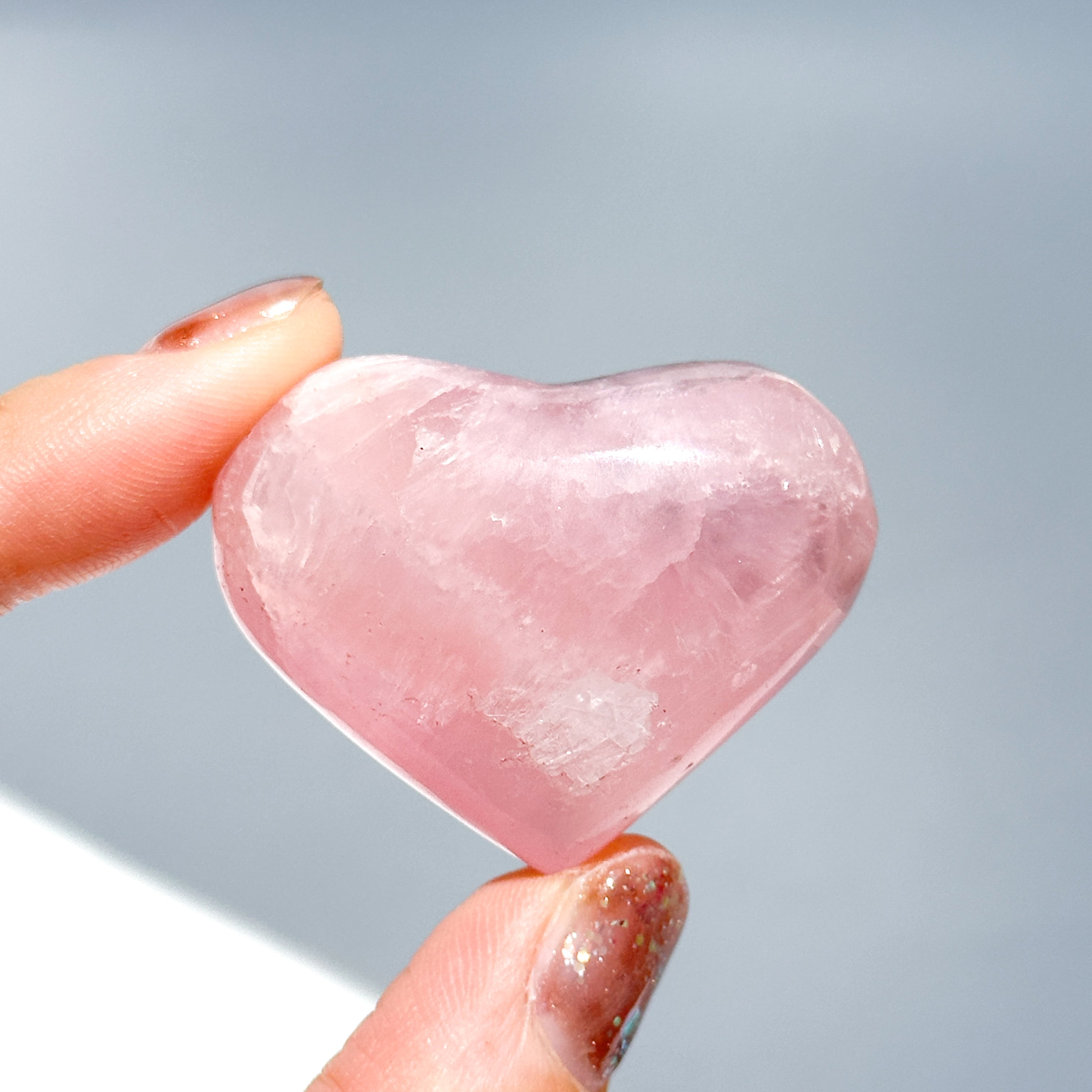 ピンクアラゴナイト ハート63◇ Pink Aragonite ◇天然石・鉱物