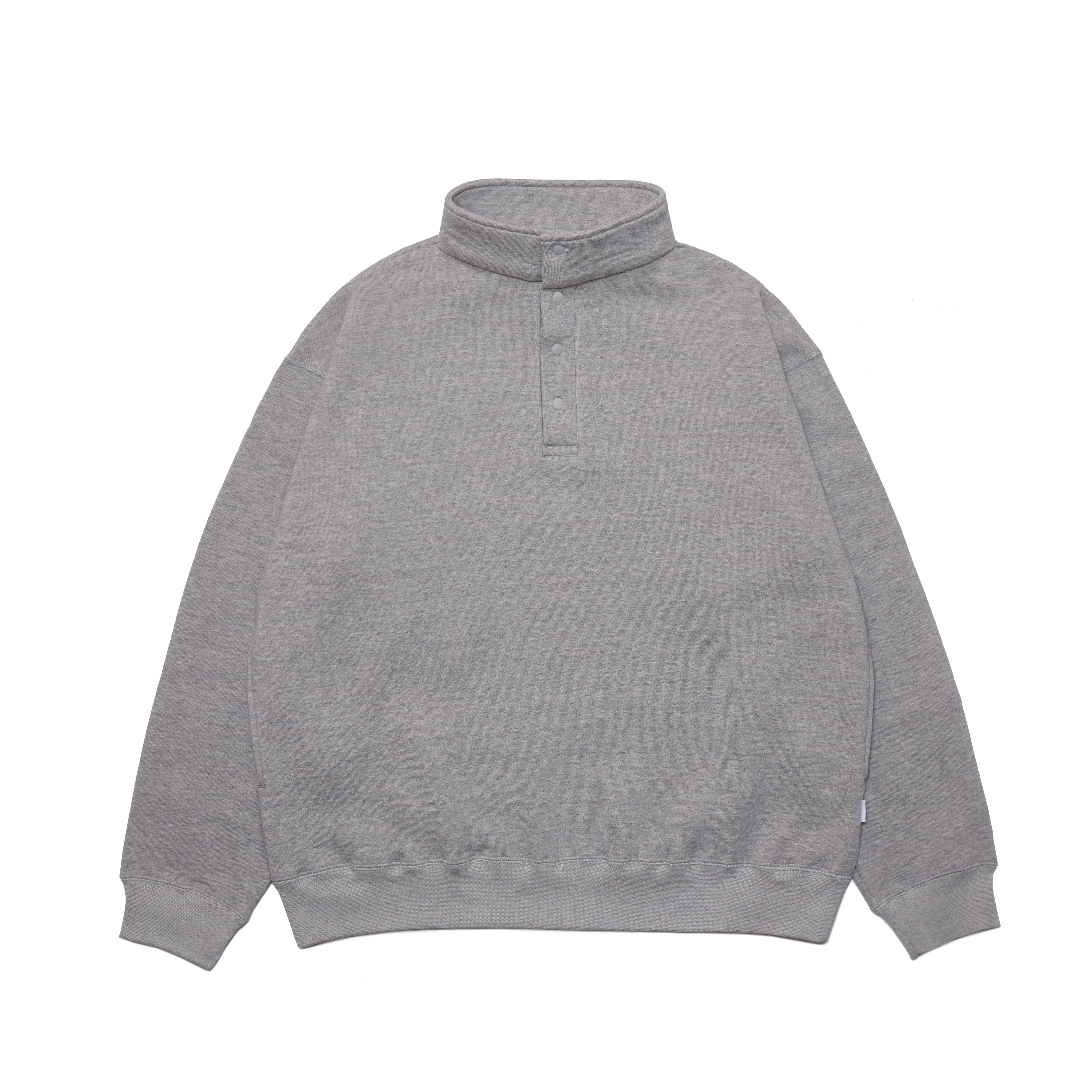 SO ORIGINAL SNAP PULLOVER SWEAT (GRAY) | SO SHOP & HOSTEL NAKAMEGURO