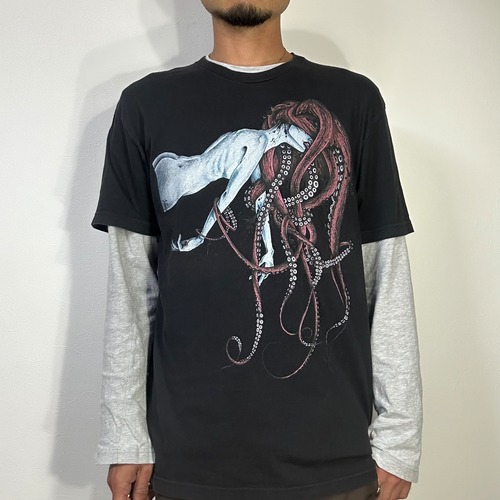 オクトパスとlady tシャツ