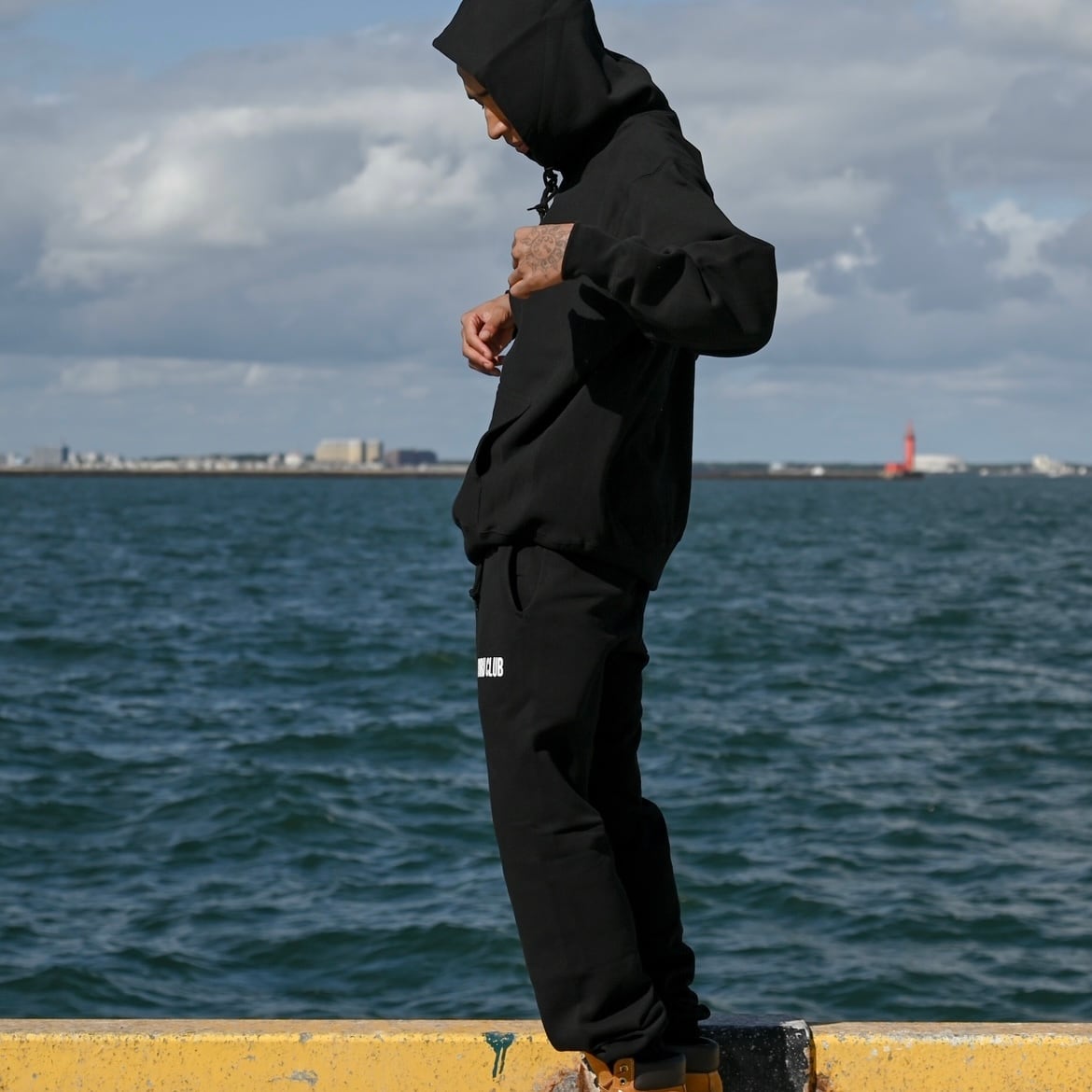 YZ 90 Logo Light Sweat Pants セットアップ 9090 90 Logo Tee Light