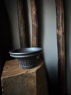 【新着】deracinefactory 閑野淳氏【高さ7cm 横幅14,5cm】最高の陶器鉢