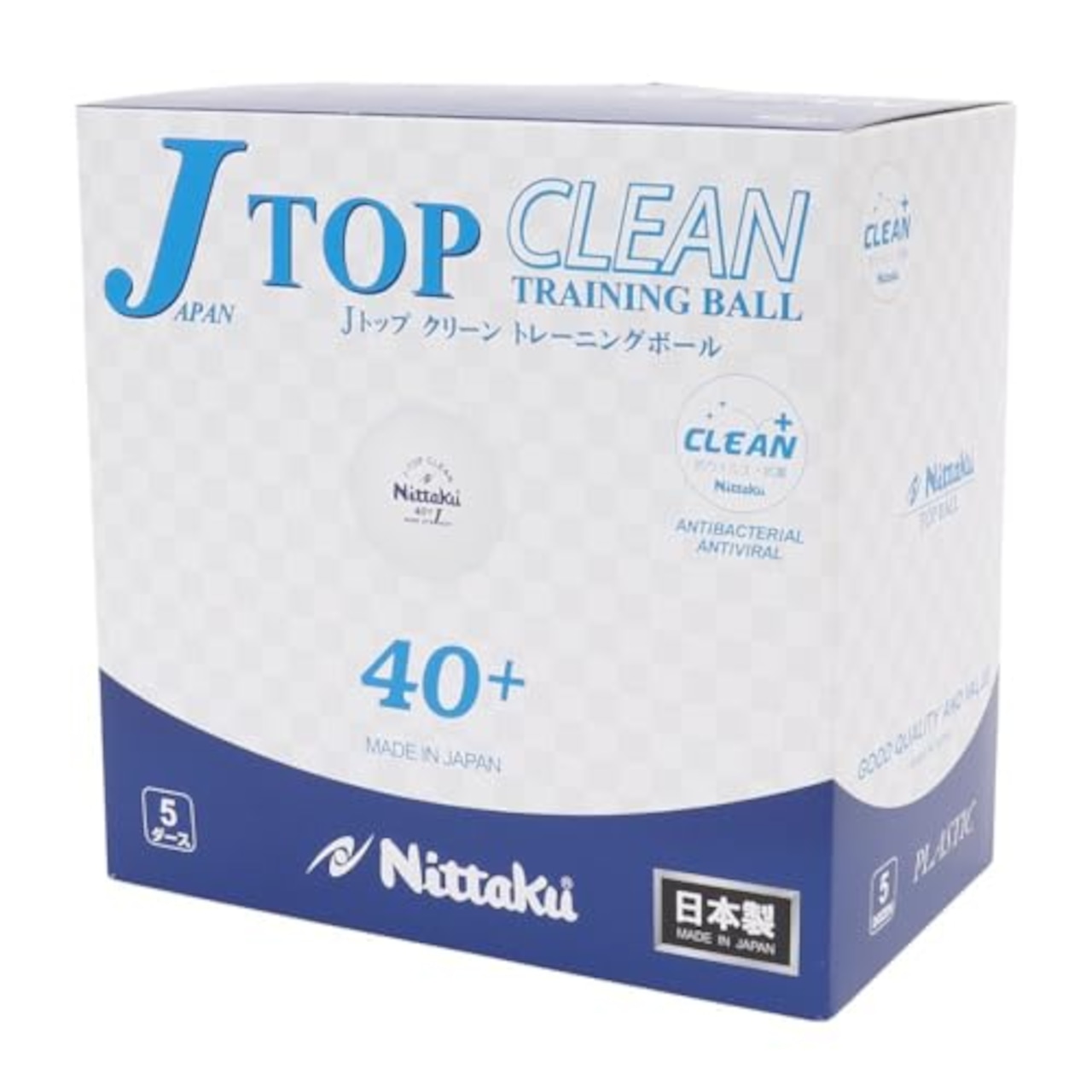 ニッタク(Nittaku) 卓球 ボール Jトップ クリーン トレ球 5ダース NB1743