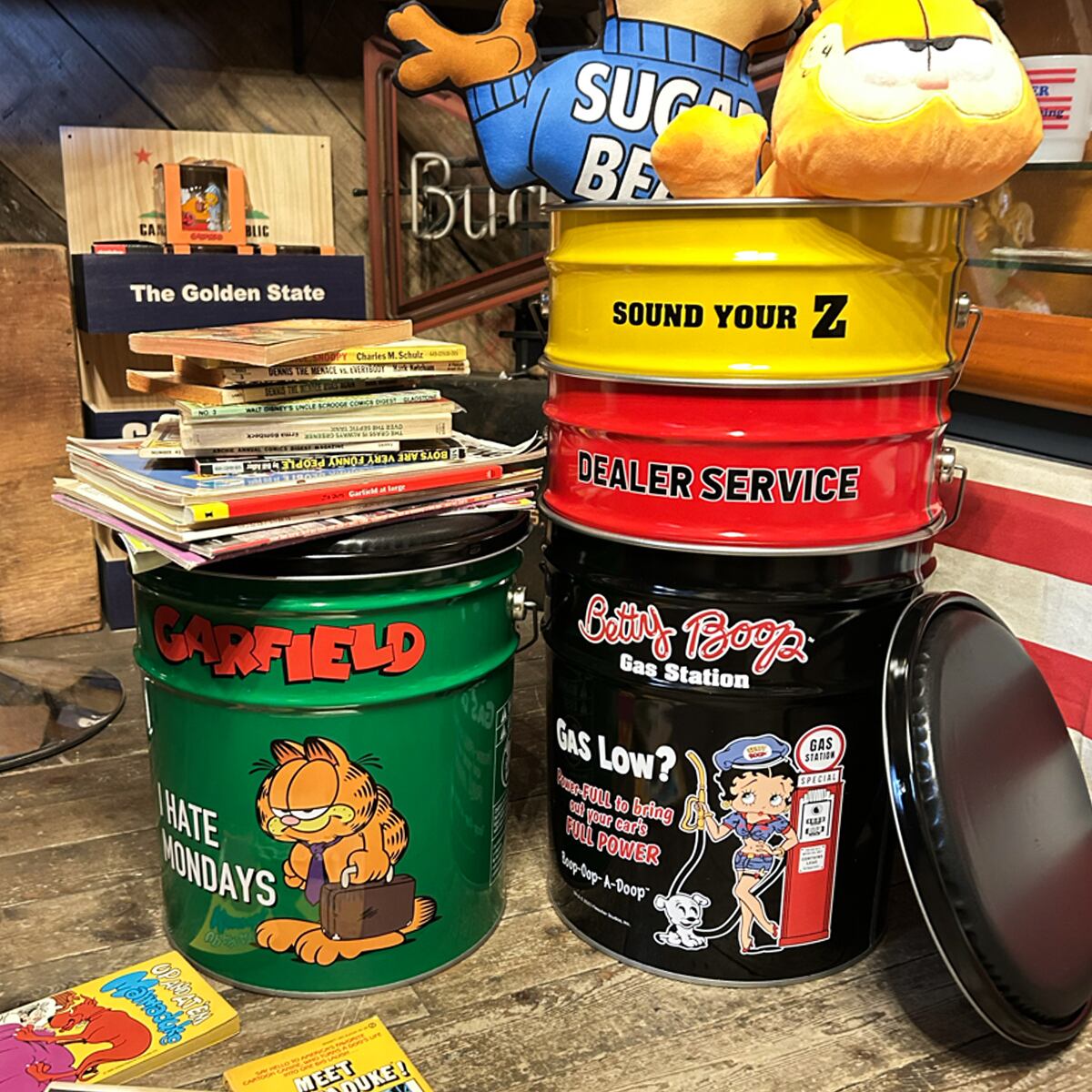 アメキャラ オイル缶スツール アメリカン雑貨 | アメリカン ザッカ