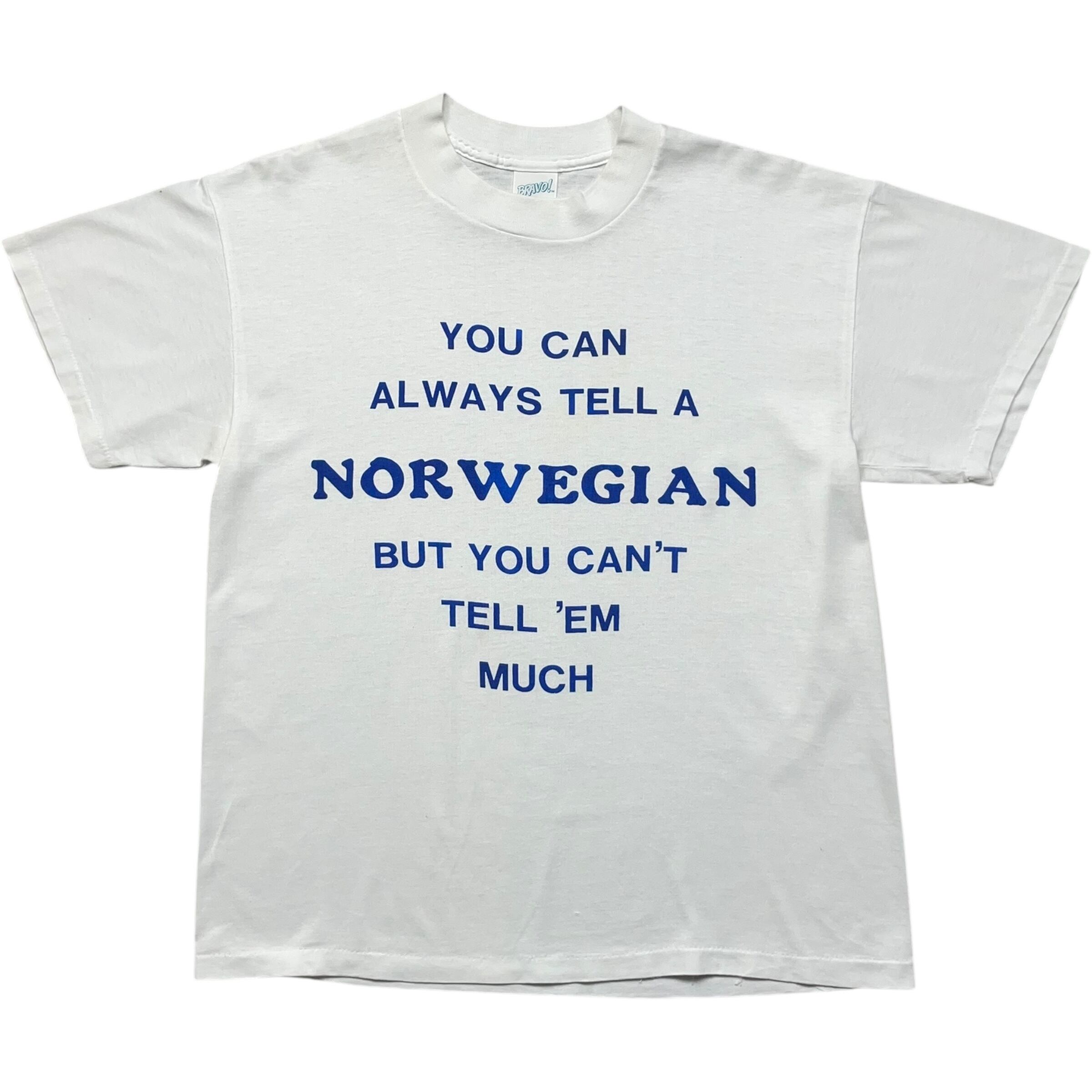 《L》BRAVO! Tシャツ レタープリント ホワイト シングルステッチ 90年代 vintage no.7236