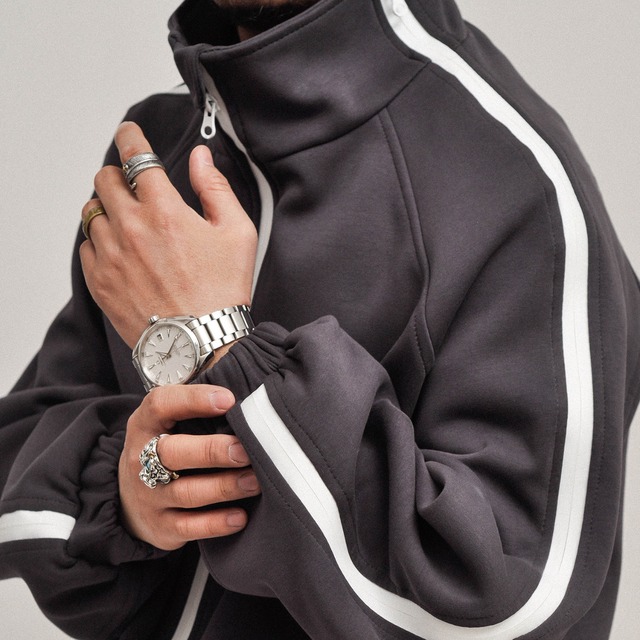 スタンドカラー トラック ジャケット A1733