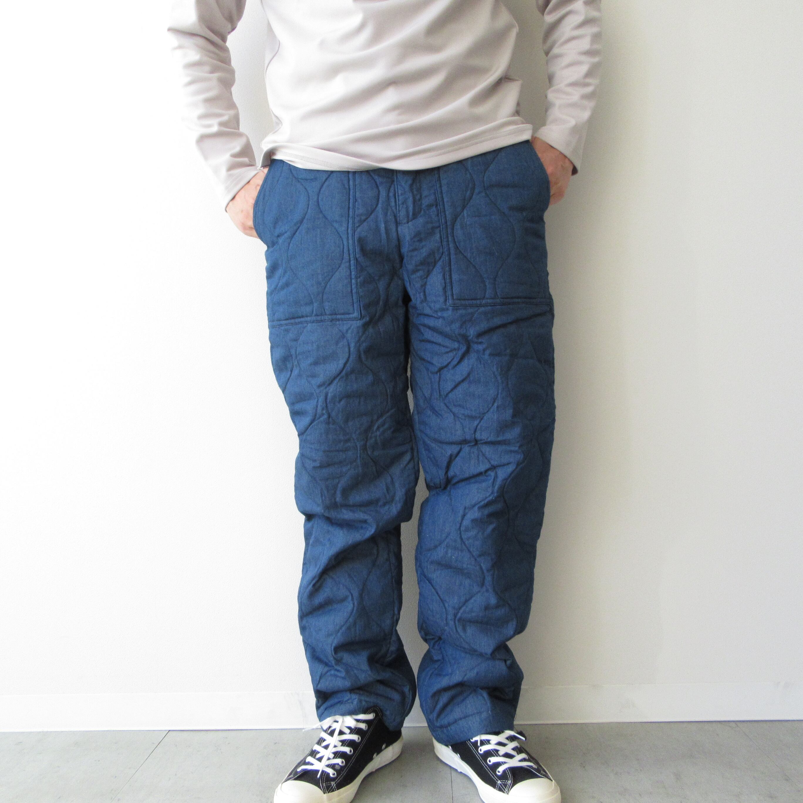TAION ミリタリーダウンパンツ インディゴデニム | セレクトショップen