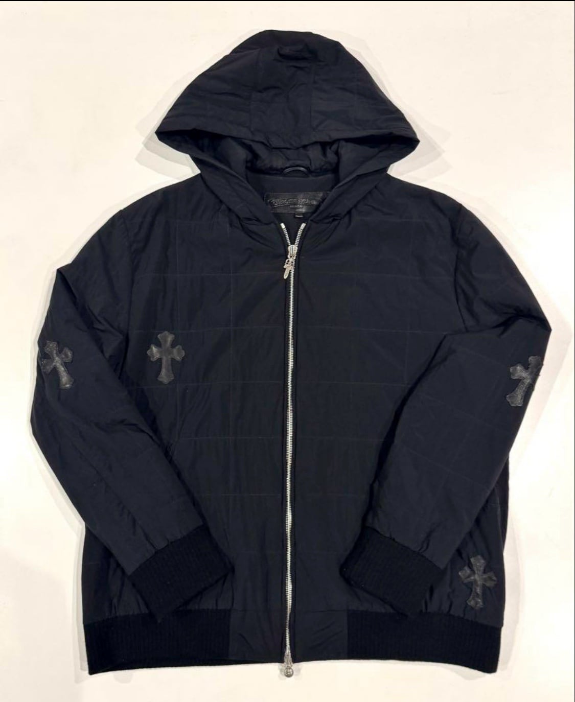 CHROME HEARTS／クロスパッチ付き ナイロンジップパーカー 黒 XL 楽天市場】クロムハーツ クロス（パーカー｜トップス）：メンズ