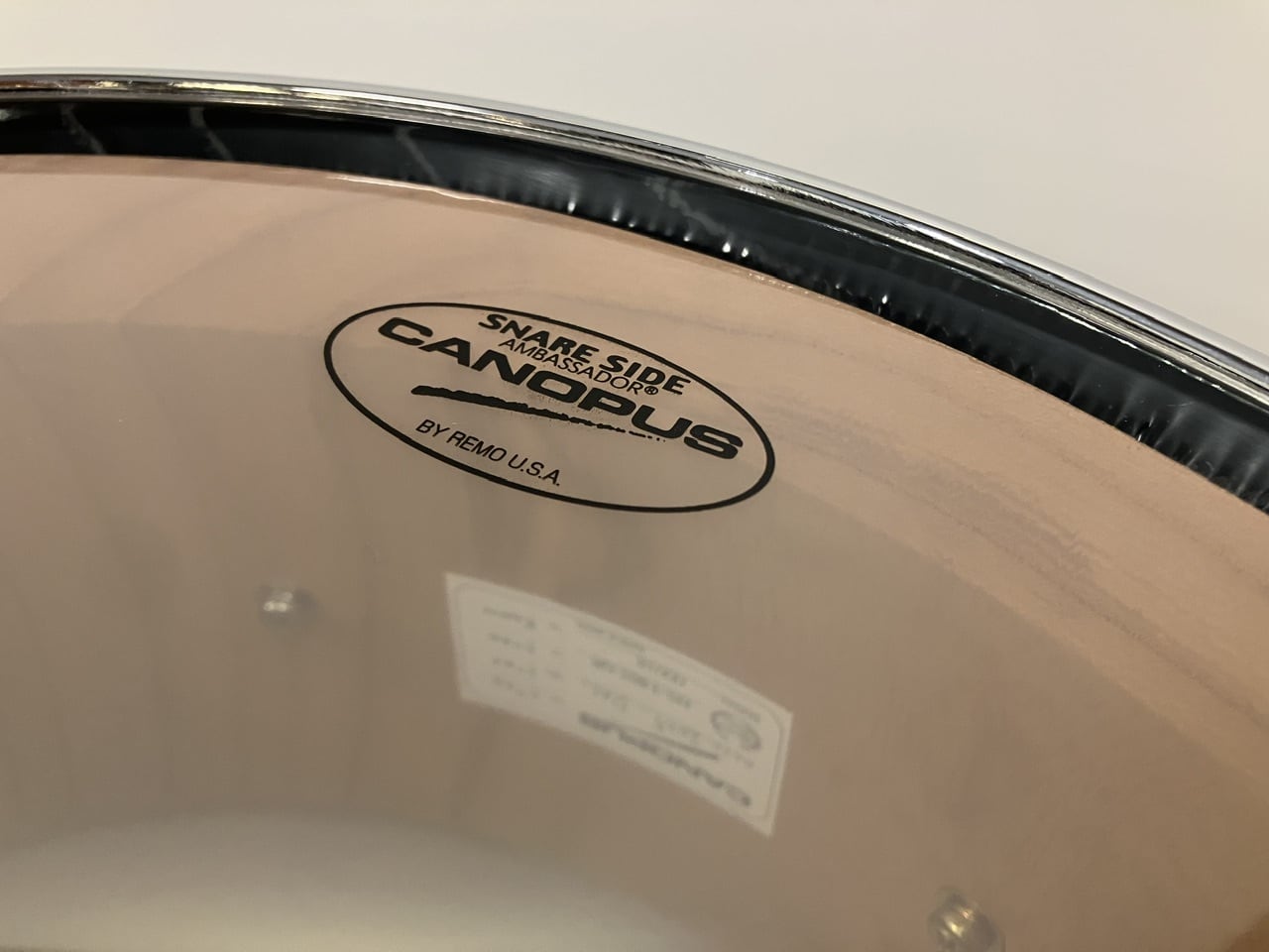 限定]CANOPUS HS-1465 GR Zelkova “ GINRAN/銀襴 ” Snare Drum 14