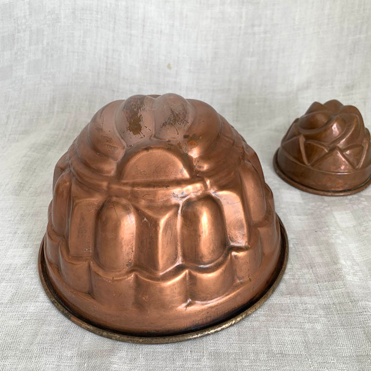 コッパーモールド　お菓子焼型 大サイズ 果実 カボチャ（ハゲあり） 18KWa32-3