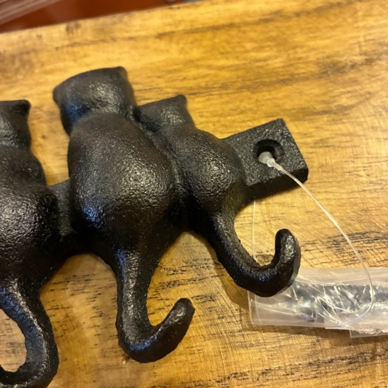 DULTON CATS HOOK ANTIQUE BLACK / ダルトン キャット フック アンティークブラック 猫 ネコ アイアン アンティーク調 アニマル かわいい おしゃれ ビス付 6連 DIY 店舗ディスプレイ