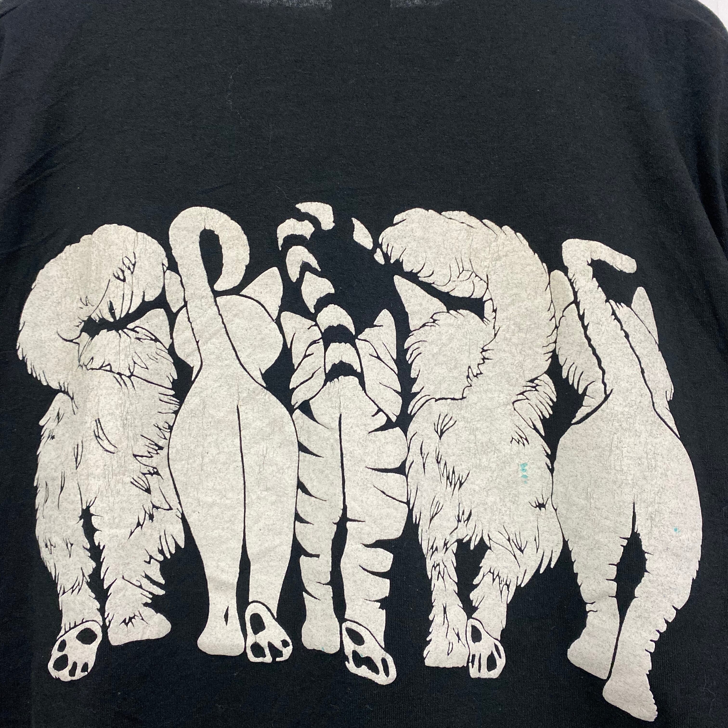 80年代 USA製 5匹の猫 プリントTシャツ XL　Tシャツ ヴィンテージ 古着【Tシャツ】 | cave 古着屋【公式】古着通販サイト