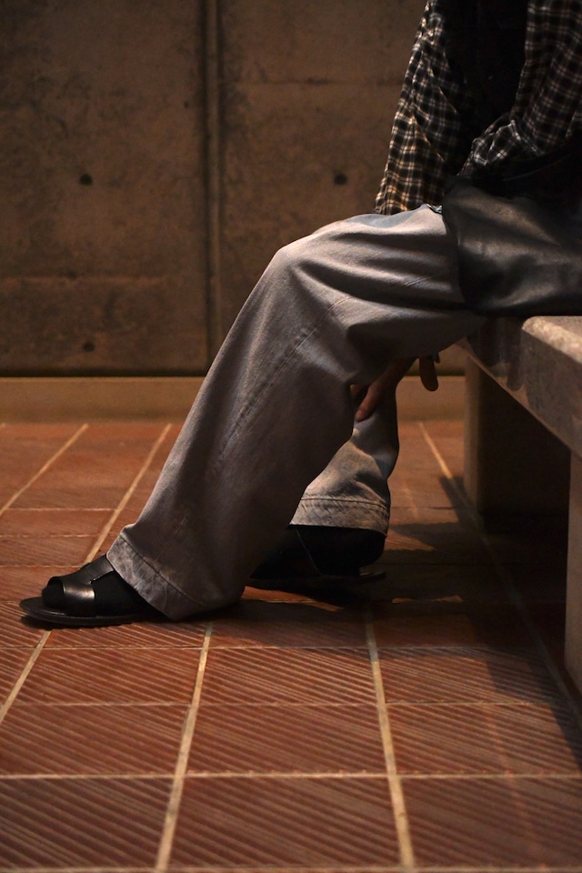 CIOTA / Exclusive Denim Slacks (Light Gray)