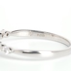 ペアシェイプ ルビー リング pt900 / 0.280ct / DA 0.120ct