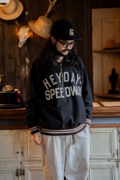 GYPSY&SONS  CHEER HALF RS JERSEY / BLACK