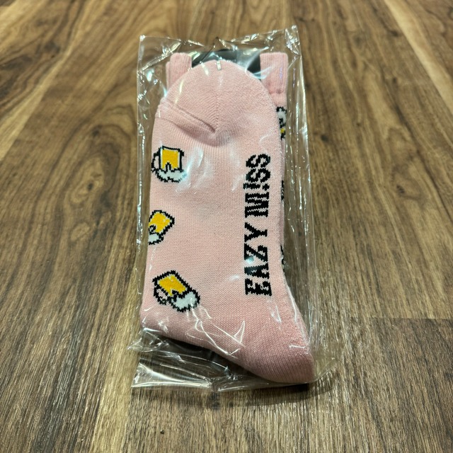 【EAZY MISS】beer socks/shell pink