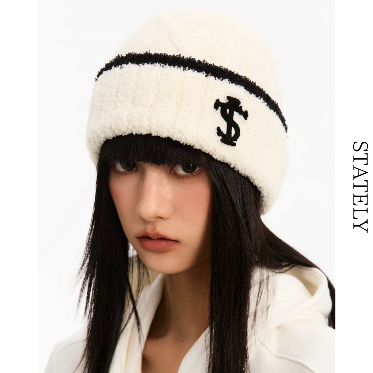 Unisex Sherpa Logo バケットHat/2color_A04・画像2