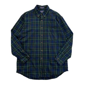 1990's pendleton / wool check shirt ペンドルトン シャツ #D745