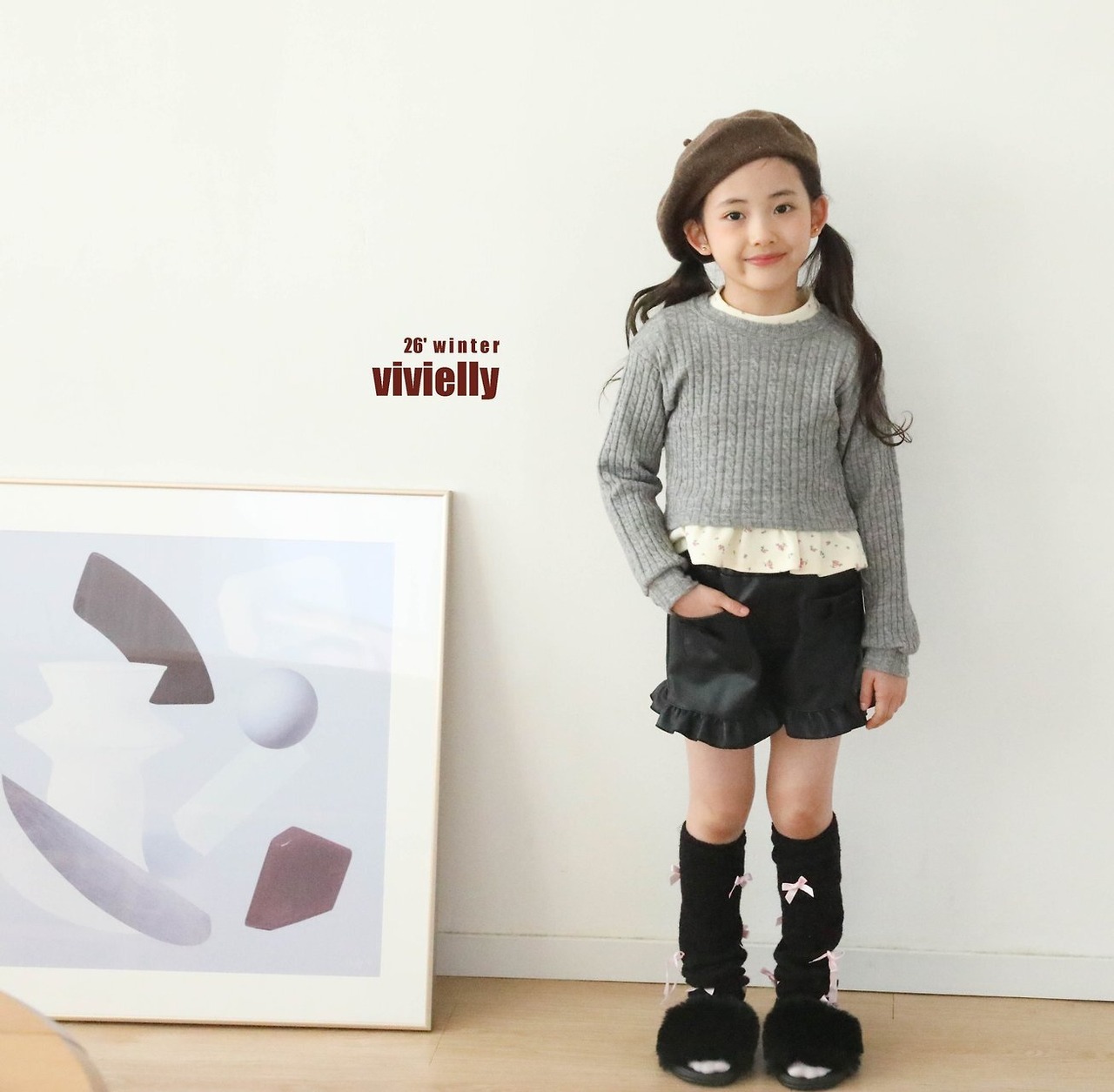 vivielly［取寄］vivi cable knit tee 26winter