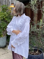 【22SS】ENFOLD エンフォルド / SOMELOS FRILL OVER BLOUSE