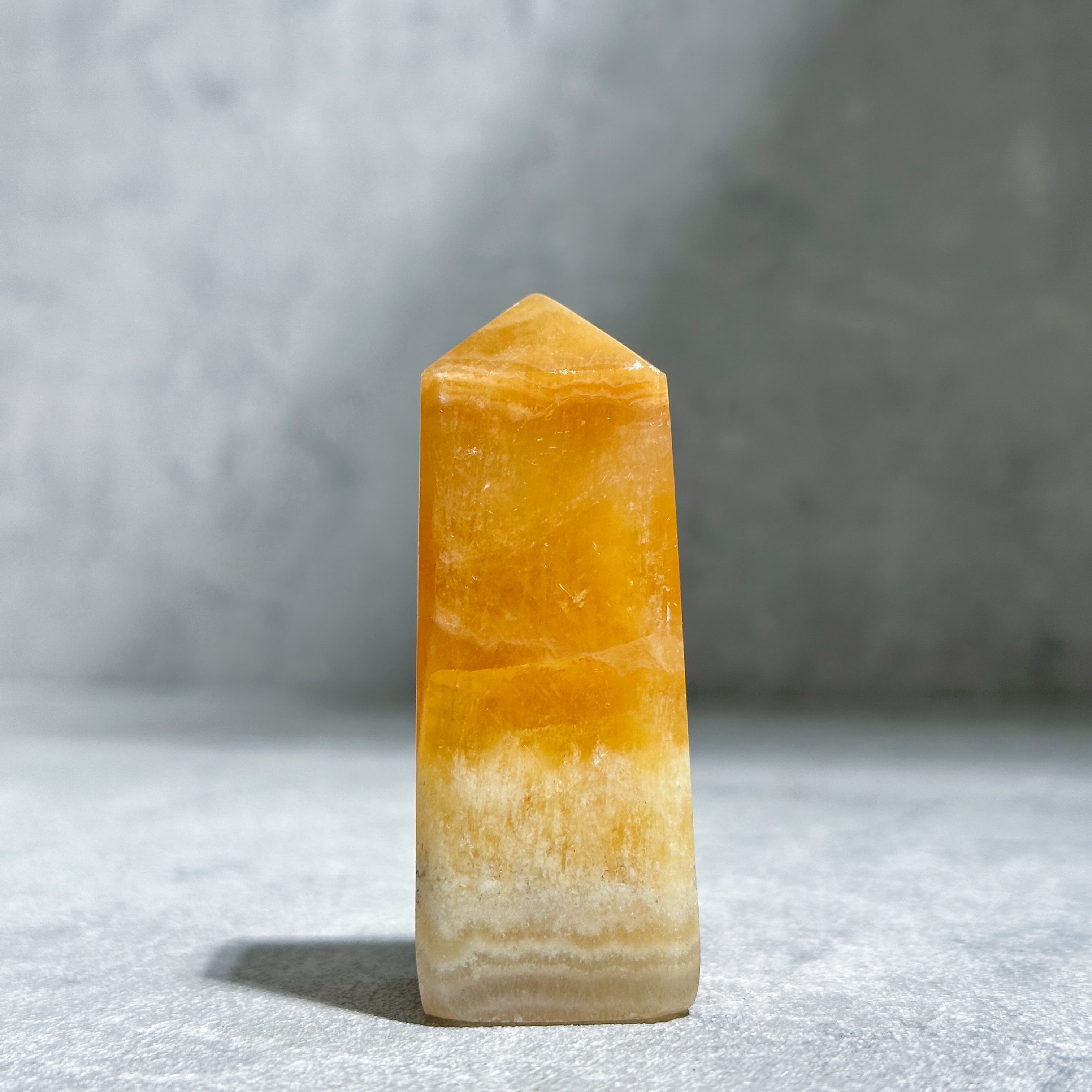 オレンジカルサイト タワー型62◇ Orange Calcite ◇天然石・鉱物