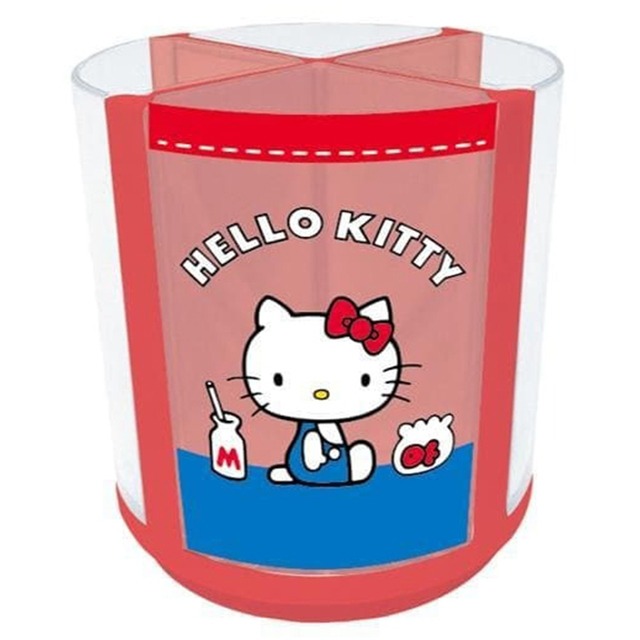 サンリオキャラクターズ回るペンスタンドハローキティレッド(8313761)