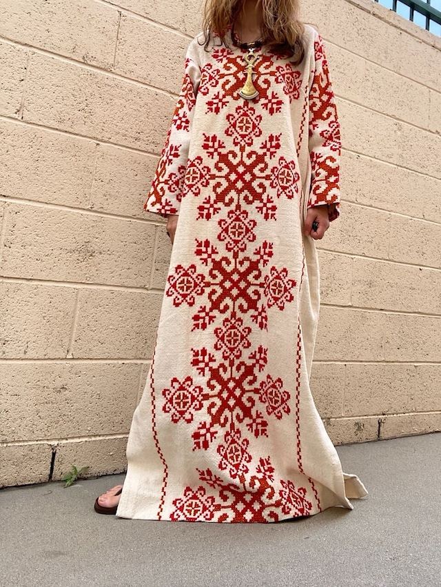 Vintage cross stitch dress