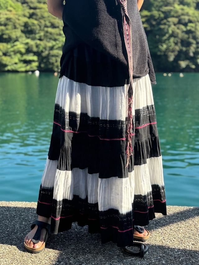 モン族スカート 050 ロング モン族 bamiオリジナルパターン