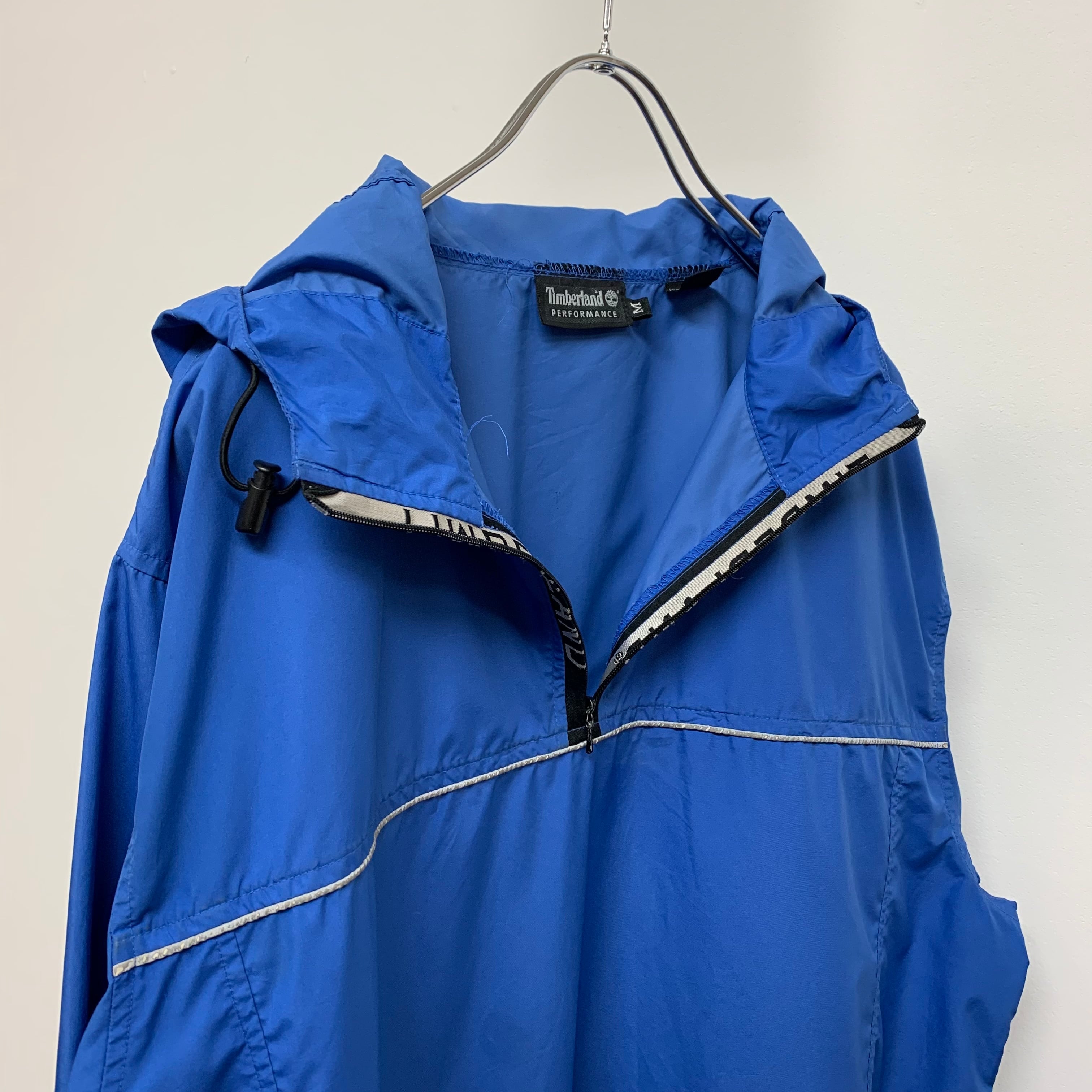 0149. 1990's timberland performance anorak parka ブルー 0149. 1990's timberland performance anorak parka ブルー