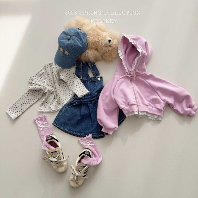 ラスト1 XL【即納】<melikey>  Heart pocket suspender pants