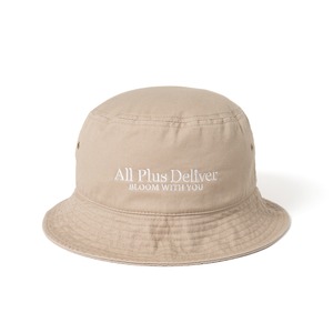 ALPSDR BWY LOGO BUCKET HAT / KHAKI